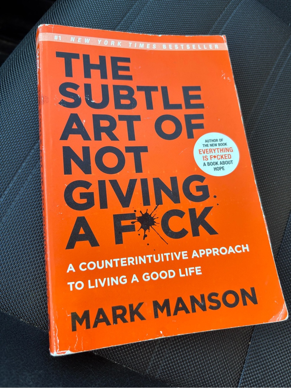 Book — The Subtle Art of Not Giving a F*ck